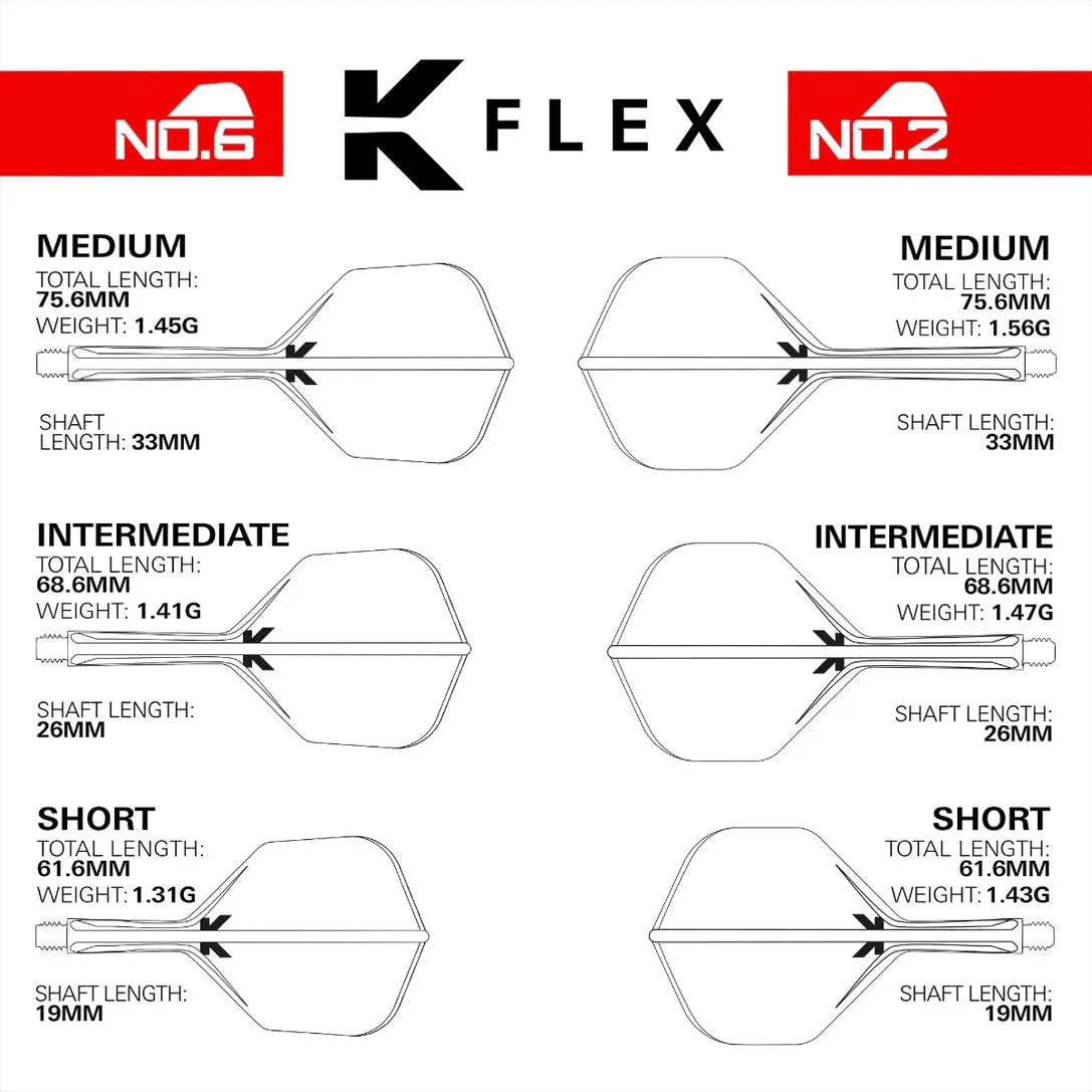 Dart Flight-System: K-Flex No.2 + Individualisierung